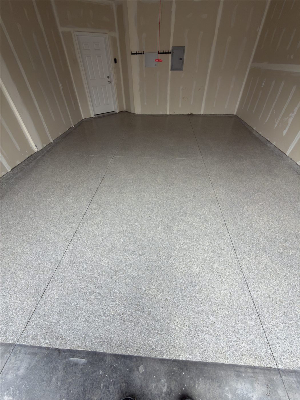Full garage epoxy floor