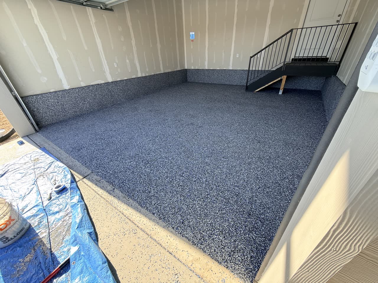 Professional epoxy garage floor - Utah