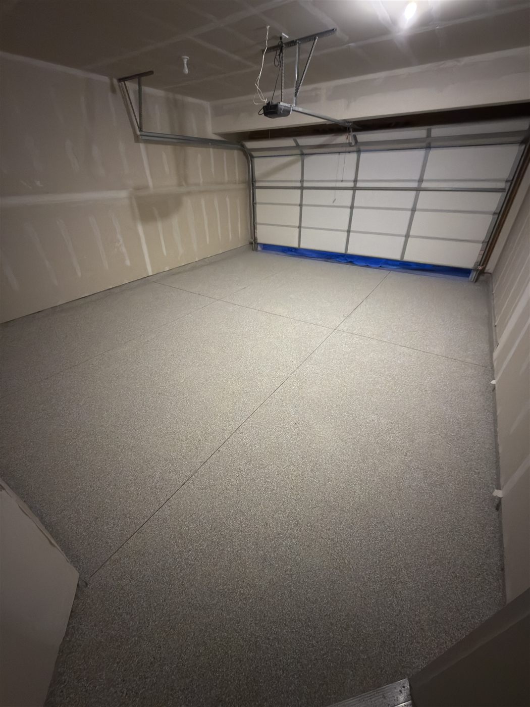 Epoxy floor completed job